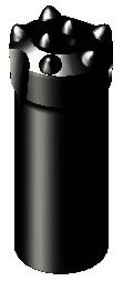 Stiftbohrkrone R25 - 45mm R