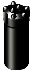 Stiftbohrkrone R25 - 57mm P